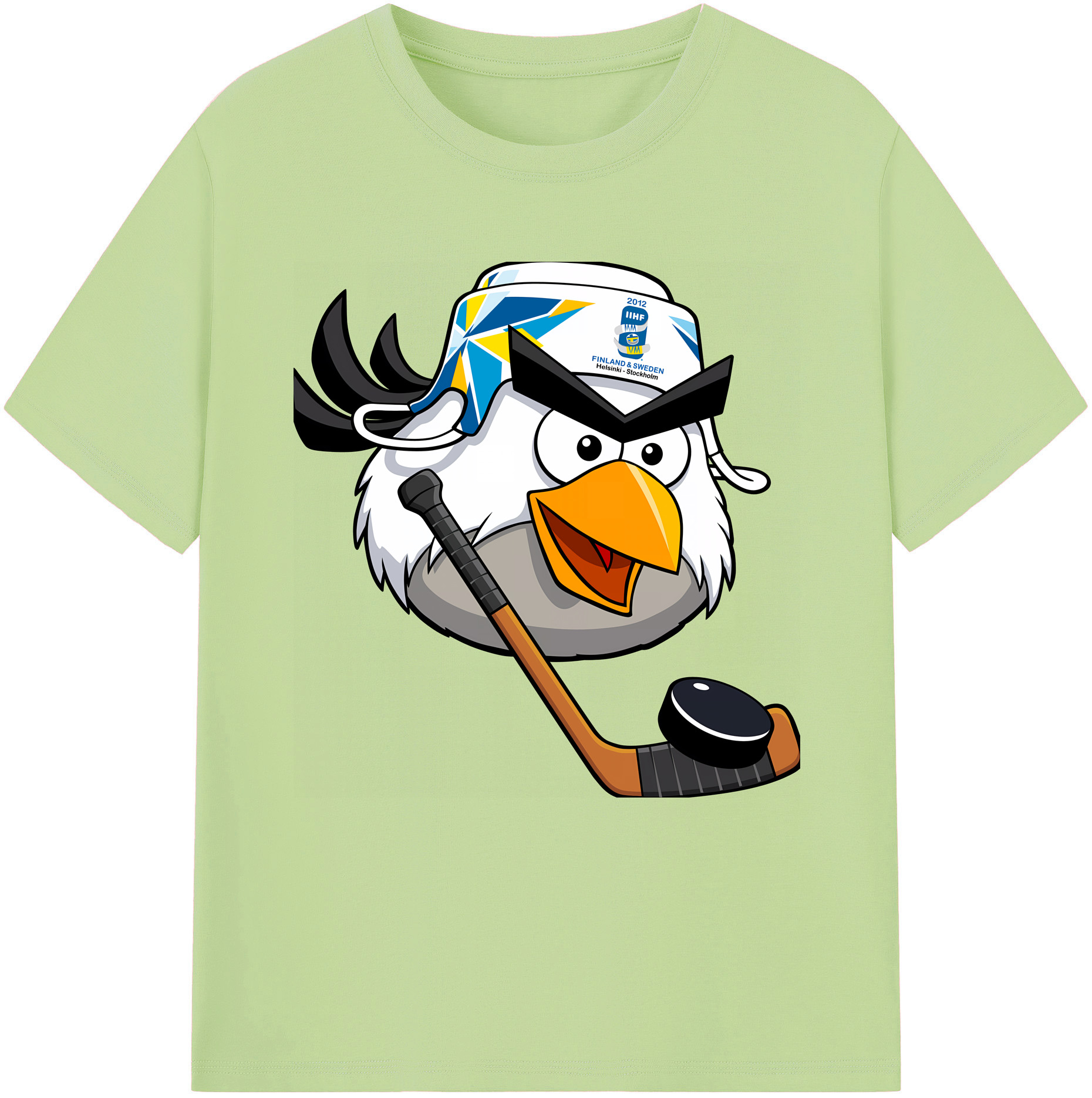 （画像用） Angry Birds アングリーバード 綿100％半袖Tシャツ（フロントプリント）